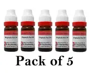 5X Dr Reckeweg Digitalis Purpurea 30 CH Dilution (11ml Each)