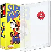 Video Game Protector suitable for Nintendo NES Games Boxes-game plastic case-game protector-10 Pack