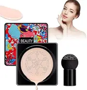 CC Cream Foundation, Mushroom Head Air Cushion CC Cream, Mushroom Head Air Cushion BB Cream, Brightening Pigment Liquid CC Creams for Face and Neck, Even Skin Tone 20 g - Ivory
