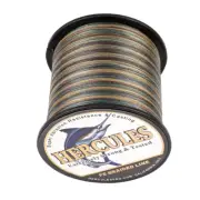 HERCULES 1000M 1094 Yds 4 Strands 30lbs Braided Fishing Line Camouflage Super