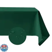 Comfonew Green Christmas Tablecloth - 54 x 70 Inch Rectangle Table Cloth, Wat