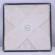 Donegal Pure Irish Linen Embroidered Napkin Set NIB Sealed VTG Deanta Lot Six
