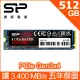 SP廣穎 P34A80 512GB NVMe Gen3x4 PCIe SSD 固態硬碟(SP512GBP34A80M28)