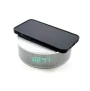 Wireless Cell Phone Charging Station Portable Alarm Clock and Bluetooth Speakers