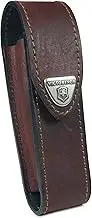 Victorinox Genuine Leather Pouch/Sheath with Belt Loop Compatible with Swiss Army Lockable Tool [(2-4 Layers), Classic, DofE ] - Brown