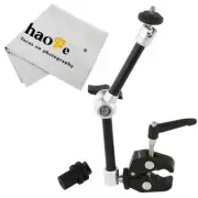 11" inch Articulating Friction Magic Arm + Mini Clip Clamp for Camera Video