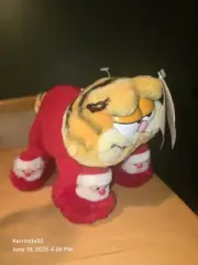 Dakin Garfield Cat Plush Toy in Christmas Slippers 1978 Cartoon Stuffed Animal