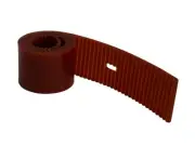 Squeege Rubber Front Nilfisk-Alto Scrubtec 343E - Polyurethane Braun Fluted