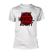 NEW MODEL ARMY - LOGO (WHITE) WHITE T-Shirt Small