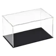 Acrylic Clear Display Case Box Dustproof Protection Showcase 30x15x15cm