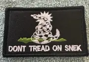 DON’T TREAD ON SNEK GADSDEN FLAG American Hook & Loop Morale Patch
