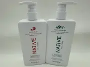 Lot of 2 - Native Conditioner Candy Cane & Mistletoe 16.5 oz Each, Volumizing