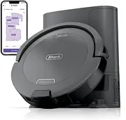 [Shark] Navigator Robot Vacuum and Self-Empty Base with Bagless 60-Day Capacity Self-Empty Base, SmartPath Navigation, Powerful Pet Hair Pickup, Anti-Hair Wrap, For Carpets & Hard Floors, Grey, RV2120AE