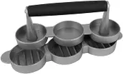 Avanti Non Stick Triple Slider Mini Burger Press Grey