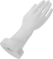 CAXUSD Realistic Hand Sculpture for Jewelry Display Mannequin Hand Model Plastic Gloves Ring Holder