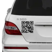 Custom QR Code Sticker Personalized Design Wall Business Vinyl Waterproof Decal