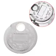 1PC Spark Plug Gap Gauge Measurement Tool Coin-Type 0.6-2.4mm Range Gage Cal^K_