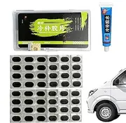 Rubber Tire Patches - Cycle Inner Tire Patch Repair Kit,Effective Tyre Puncture Solution Inner Tire Cold Patch for Cycle, Car, Auto, Vehicle