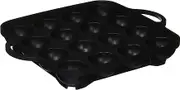 Iwatani CB-P-TAF Grill Pan, Black, Size (W x D x H): 10.2 x 8.3 x 1.5 inches (26 x 21 x 3.9 cm)