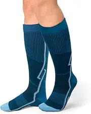 [MEGAVOW] 1 Pair Compression Socks Sports Compression Socks Women Men Calf Socks Running Socks Support Socks Compression Socks for Running Flight Ski