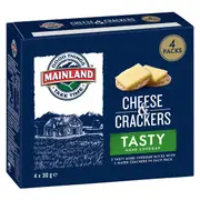 Mainland On The Go Tasty Cheese And Crackers Snacks 4 pack