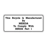 Mongoose - UK DEALER MERIDA - seat tube decal - Old school bmx