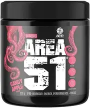 ATP Science Area 51 Pre-Workout Candy Apple 50 Serves