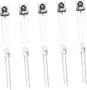 jojofuny 10pcs Ir Emitter Receiver Modules Brand 18-20m Range 30mm Total Length for Electronics