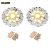 Front Brake Discs Rotors Pads For Suzuki SV1000 2003-2004 SV 1000 S 2003-2007 06