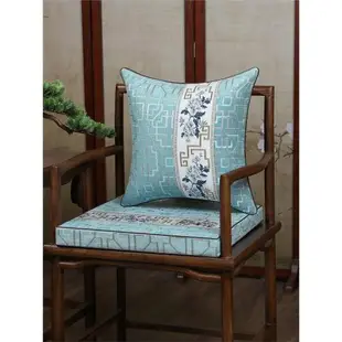 新中式坐墊紅木茶桌椅乳膠官帽椅太師椅椅墊座墊實木屁墊椅子墊子