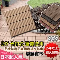 在飛比找生活市集優惠-【TengYue】拼接日式防滑耐磨仿實木地板