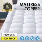 Luxury Hotel Pillowtop Mattress Matress Topper Protector Cover Pad Underlay Pad