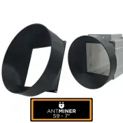 Antminer S9 Case to 7" Inch Fan Shroud Silencer Cooling Crypto ASIC Chassis BTC