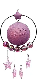 Wind Bell Warm Vintage Planet Wind Chimes Decoration Girl Bedroom Room Bell Pendant Hanging Outdoor Decoration Memorial Wind Bell Sweet