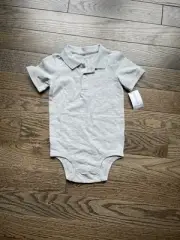 NWT Carter’s Gray One Piece Polo | Size 24M