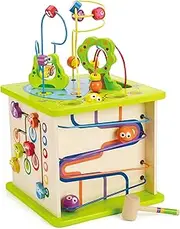 Hape E1810 Country Critters Play Cube 10-Piece Set