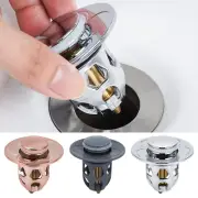 Stainless Steel Bouncing Core Push Sink Converter Push Bouncing Water Plug
