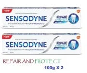 SENSODYNE REPAIR & PROTECT - 100g X 2 TOOTHPASTE DEEP REPAIR OF SENSITIVE TEETH