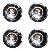 Rolls-Royce Centre Hub Cover Chrome For Rolls-Royce Ghost WRAITH DAWN (Black)