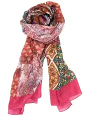 [Fella Hamilton] Tutti Silk Scarf in Multi