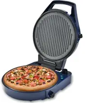 Electric Pizza Maker Cooker 1800W Oven and Grill with Timing Temperature Control