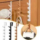 Wall-mounted Coat Hook Traceless Hanging Rack for Clothes Bag Caps Purse