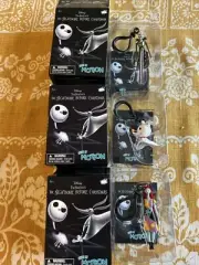 Disney's Nightmare Before Christmas Qty 3 With Iridescent Jack Chibi In Motion