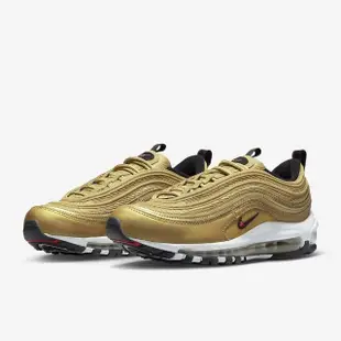 【NIKE 耐吉】休閒鞋 運動鞋 WMNS NIKE AIR MAX 97 OG 女鞋 金(DQ9131700)