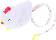 ANDRESLAD Rolling Tape Measure Charming Chicken Design Small Tape Measure for Boys and Girls 1m Length Soft Fabric for Dressmaking and Craft Activities