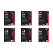 6x Jasart A4 Studio Display Book School Artworks Protector/Organiser 20 Pockets