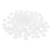 500Pcs Flatback Pearls Beads, 10mm Flatback Pearls, White