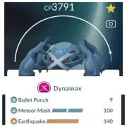 Dynamax Metagross Legacy (meteor Mash) Lv 40, Pokémon Go Trade. 2 Charge Moves