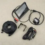 5" LCD Monitor 4PIN CCD Rear View Parking Camera For Car Van Trailer Truck
