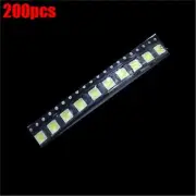 200 Pcs Smd 3-Chips White Ultra Bright Led PLCC-6 5050 New Ic xb
